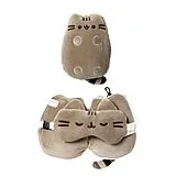 Relaxeazzz Pusheen the Cat Katze Plüsch Reisekissen & Schlafmaske Spiel