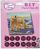 Craft Buddy CCK-A15 - Polar Family, 18x18cm Crystal Art Card, Diamond Painting Spiel
