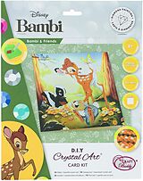 Craft Buddy CCK-DNY804 - Crystal Art, Bambi and Friends,18x18cm, Multi Spiel