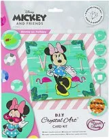 Craft Buddy CCK-DNY807 - Crystal Art, Minnie on Holiday,18x18cm, Multi Spiel