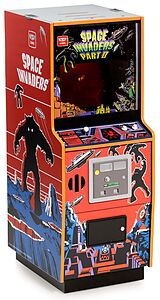 Quarter Scale Arcade Cabinet - Space Invaders Part II comme un jeu Retro