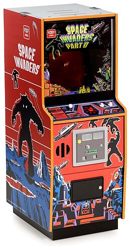 Quarter Scale Arcade Cabinet - Space Invaders Part II comme un jeu Retro