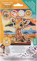 Craft Buddy CAFGR-31GEN039 - Crystal Art Wildlife Buddies, Safari, Giraffe, Serie 5, Diamond Painting Spiel