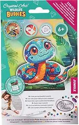 Craft Buddy CAFGR-31GEN045 - Crystal Art Wildlife Buddies, Jungle, Snake, Schlange, Serie 5, Diamond Painting Spiel