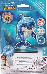 Craft Buddy CAFGR-31GEN046 - Crystal Art Wildlife Buddies, Ocean, Dolphin, Delfin, Serie 5, Diamond Painting Spiel