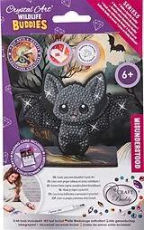 Craft Buddy CAFGR-31GEN051 - Crystal Art Wildlife Buddies, Misunderstood, Bat, Fledermaus, Serie 5, Diamond Painting Spiel