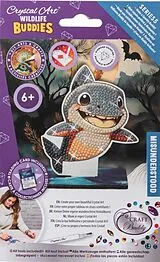 Craft Buddy CAFGR-31GEN053 - Crystal Art Wildlife Buddies, Misunderstood, Shark, Hai, Serie 5, Diamond Painting Spiel
