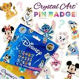 Craft Buddy CAPIN-31DNY01 - Crystal Art Pin Badges, Disney-Anstecknadel, 1 Stück, Series One, Bastelset, Diamond Painting Spiel