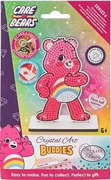 Craft Buddy CAFGR-32CBC061 - Crystal Art Buddies, Care Bears, Cheer Bear, rosa, Serie 6, Diamond Painting Spiel