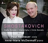 Paul Neubauer & Anne-Marie McD CD Shostakovich: Cello Sonata,Impromptu,Viola Sonat