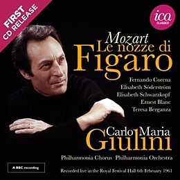 CarloMaria/Philharmoni Giulini CD Mozart: Le Nozze Di Figaro