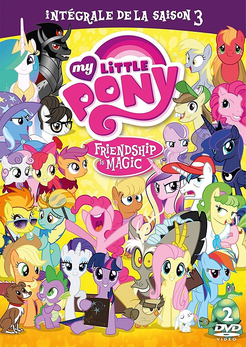 Dvd My Little Pony Le Film My little Pony - Intégrale de la saison 3 - DVD - acheter en ligne