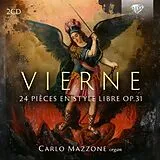 Carlo Mazzone CD Vierne: 24 Pieces En Style Libre Op.31