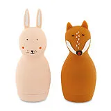 Silikon Spritztiere Hase & Fuchs Spiel
