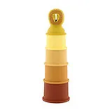 Silikon Stapelbecher 5teilig Löwe Spiel