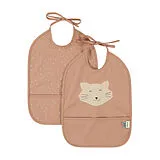 Lätzchen wasserabweisend 2er-Pack Katze Spiel