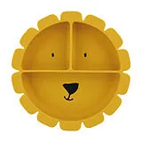 Silikon Kinderteller mit Saugnapf Löwe Spiel