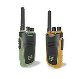 KIDYWOLF Walkie-Talkies mit Taschenlampe grün/orange Spiel