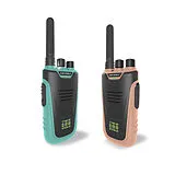 Walkie-Talkies mit Taschenlampe hellblau/rosa Spiel