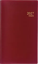 Agenden Jahr BREPOLS Agenda Interplan Seta 2027 0.736.2121 1W/2S bordeaux 8.9x16cm von
