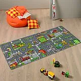 Spielteppich City 80x150cm Spiel