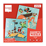 Reise-Magnetpuzzle Piraten 20 Teile Spiel