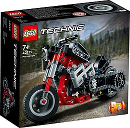 LEGO Technik 42132 - Chopper, Motorrad, 2-in-1 Bausatz, 163 Teile Spiel
