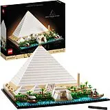 Architecture 21058 - Great Pyramid of Giza, Cheops-Pyramide, Bausatz, 1476 Teile Spiel