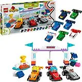 Duplo F1 Team Rennautos mit Rennfahrern Spiel
