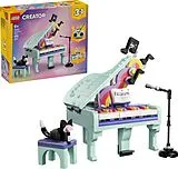 Creator Deko-Klavier mit Katze Spiel
