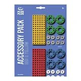 Plus-Plus Zubehörset mit Räder, rot/gelb Spiel