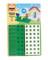 Plus Plus - 2 Basis Steckplatten BIG grün weiss Spiel