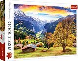 Puzzle 1000 Ein malerisches Alpendorf Spiel