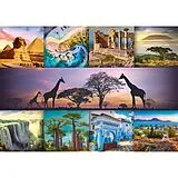Puzzle 1000 - Collage - Afrika Spiel