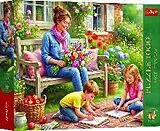 Muttertag - Familie im Garten Spiel