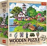 Holz Puzzle 500+1 - Sommer Oase Spiel