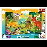 Rahmen-Puzzle 15 Teile - Dinosaurier Spiel