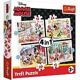 4 in 1 Puzzle - Disney Minnie Mouse (Kinderpuzzle) Spiel