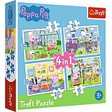 4 in 1 Puzzle - Peppa Pig (Kinderpuzzle) Spiel