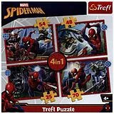 4 in 1 Puzzle - Spiderman (Kinderpuzzle) Spiel