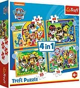 PAW Patrol, 4 in 1 Puzzle (Kinderpuzzle) Spiel