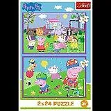 Puzzle 2 x 24 Peppa Pig Spiel