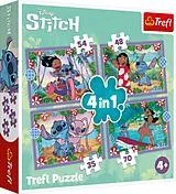 4 in 1 Puzzle - Lilo & Stitch Spiel