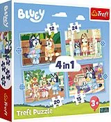 4 in 1 Puzzle - Bluey Spiel