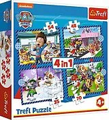 4 in 1 Puzzle - PAW Patrol Spiel