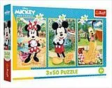 Puzzle 3 x 50 Micky Maus Spiel