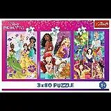 Puzzle 3 x 80  Prinzessin Spiel