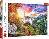 Puzzle 500 Blick auf Neuschwanstein, Deutschland Spiel