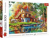 Puzzle 500 Ferienhaus am Fluss Spiel