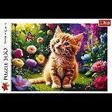 Puzzle 500  Süße Tiere - Katze Spiel